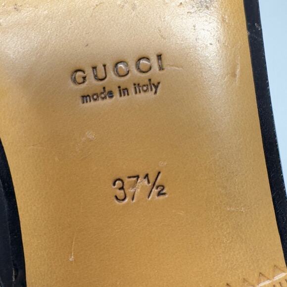 Gucci Princetown Black Leather Horsebit Mules Loafers - Picture 12 of 12